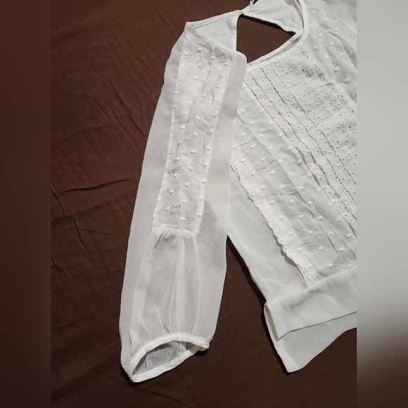 American Eagle Outfitter White Blouse - Picture 8 of 9